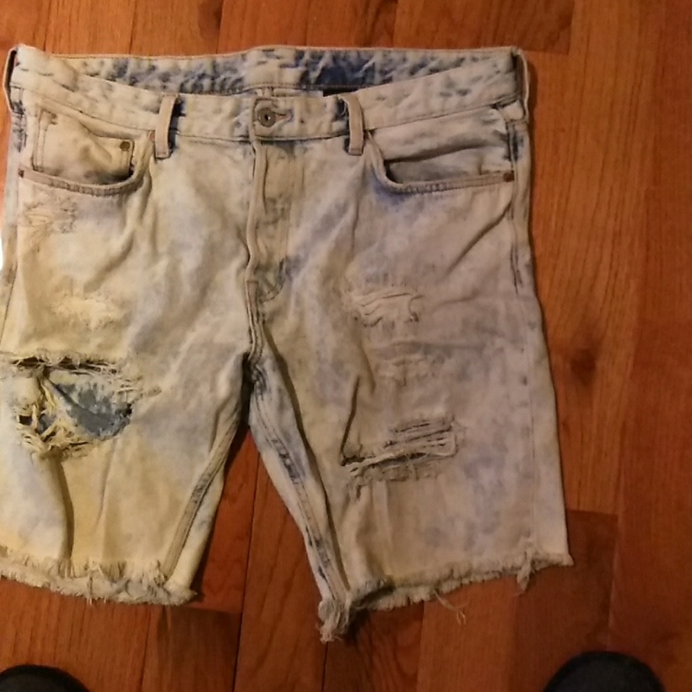 Denim shorts