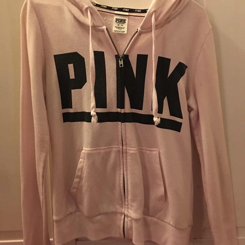 PINK - Light pink zip up