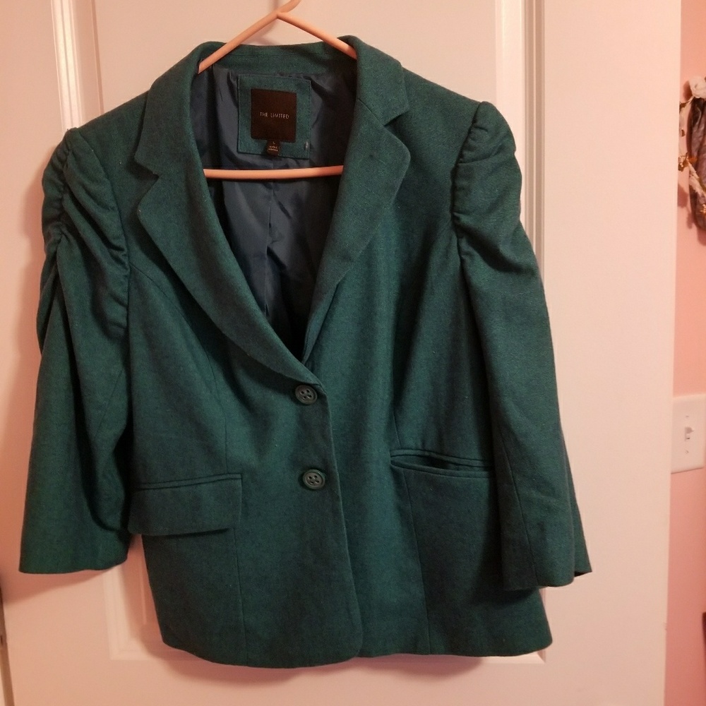 🚫SOLD🚫The Limited teal blazer