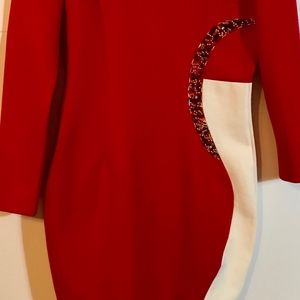 Women Autumn Elegant Sequins Neck Slim Sheath