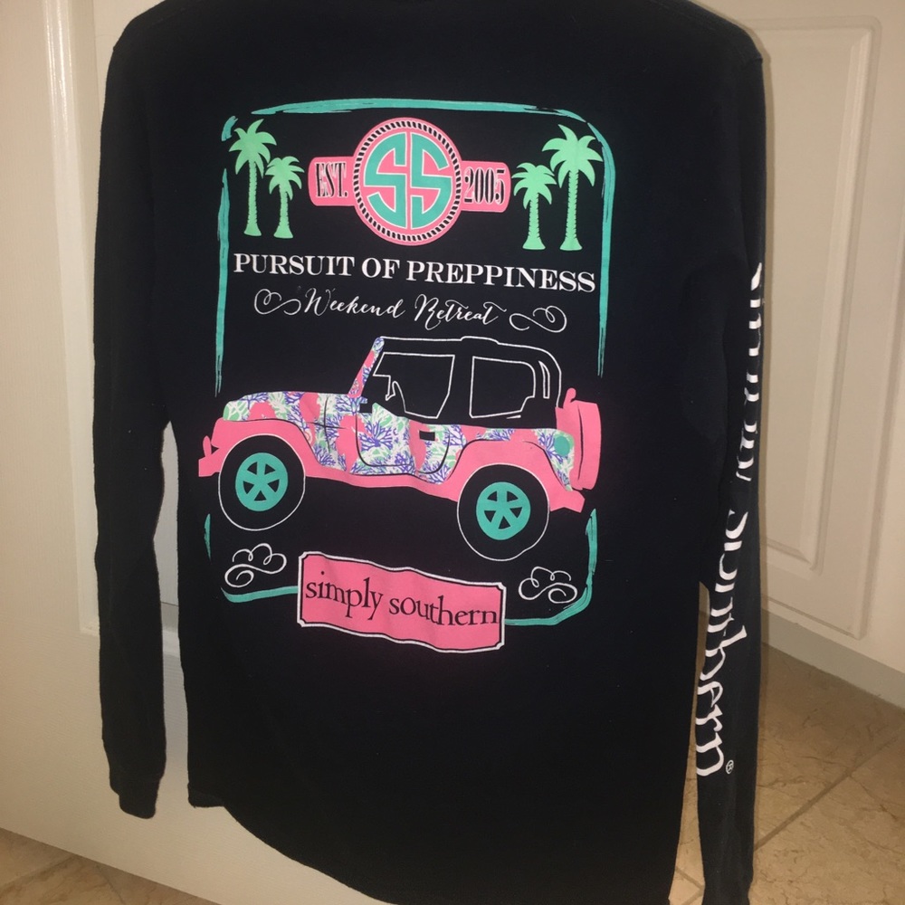 simply southern long sleeve tee