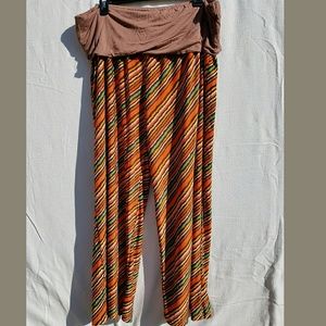 ❤️SOLD❤️Foldover silky palazzo pants