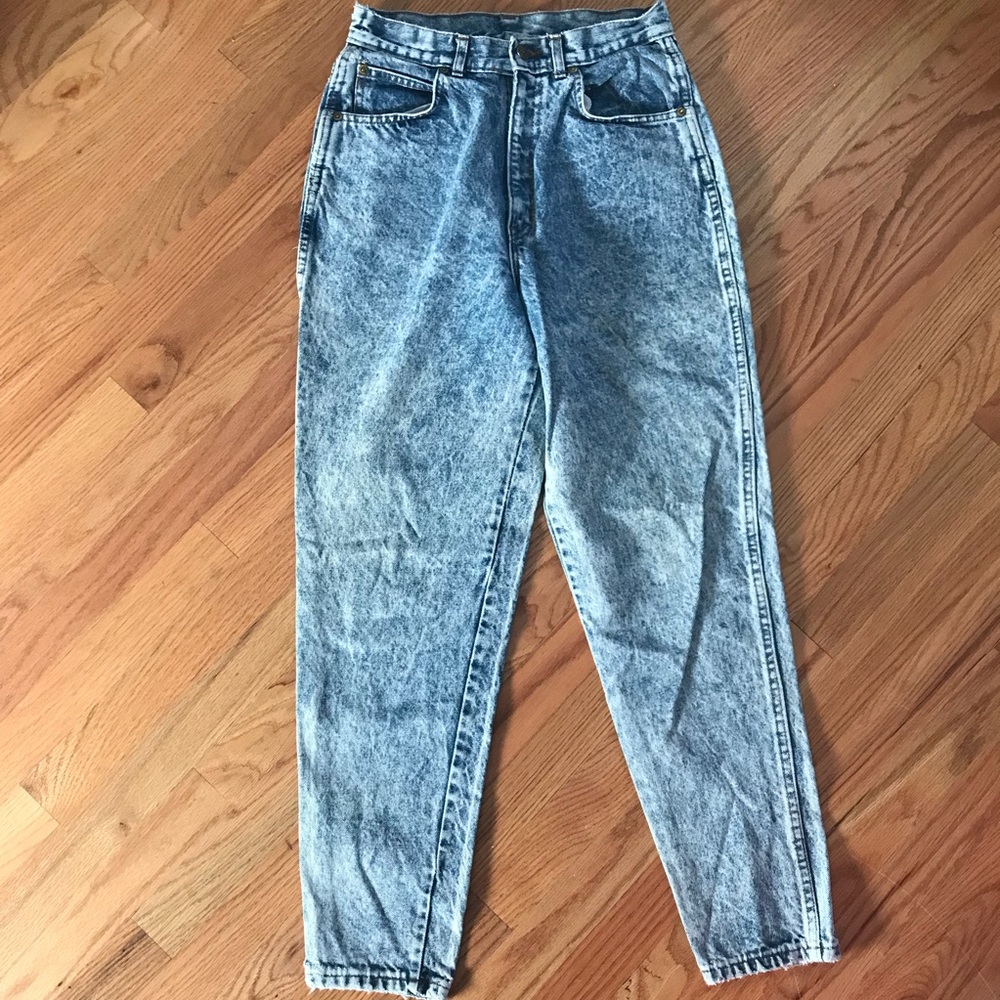 ❤️ Vintage Chic Stonewash Mom Jeans High Waist