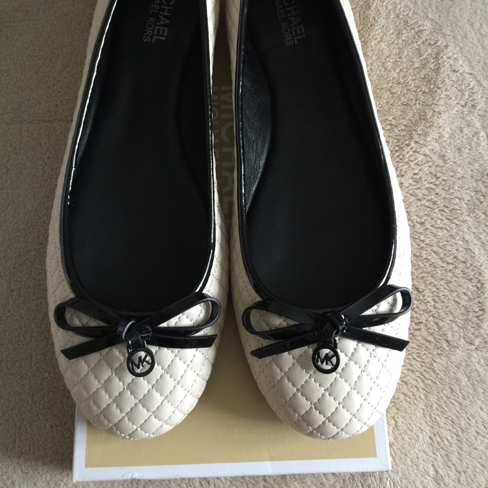 Michael Kors Women's Melody Quilted Ballet Flat