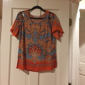 Cold shoulder blouse