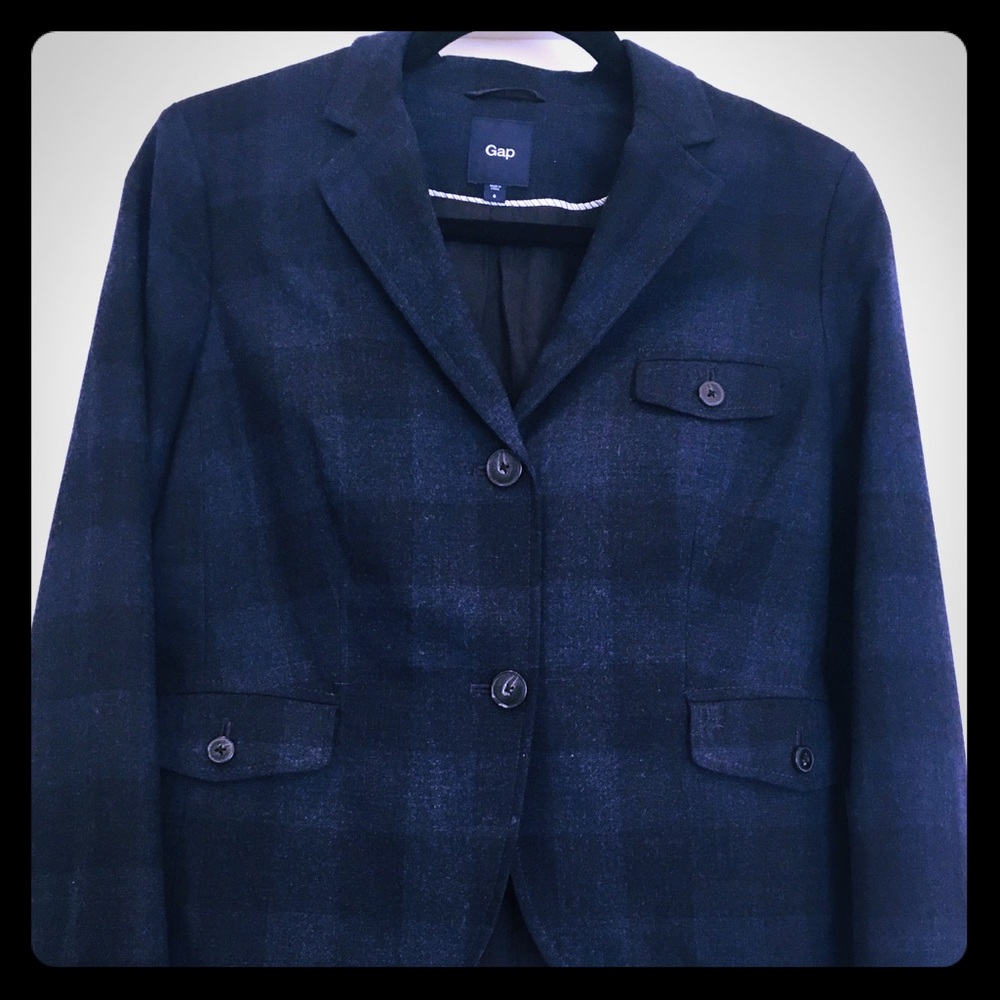 Gap Plaid Blazer