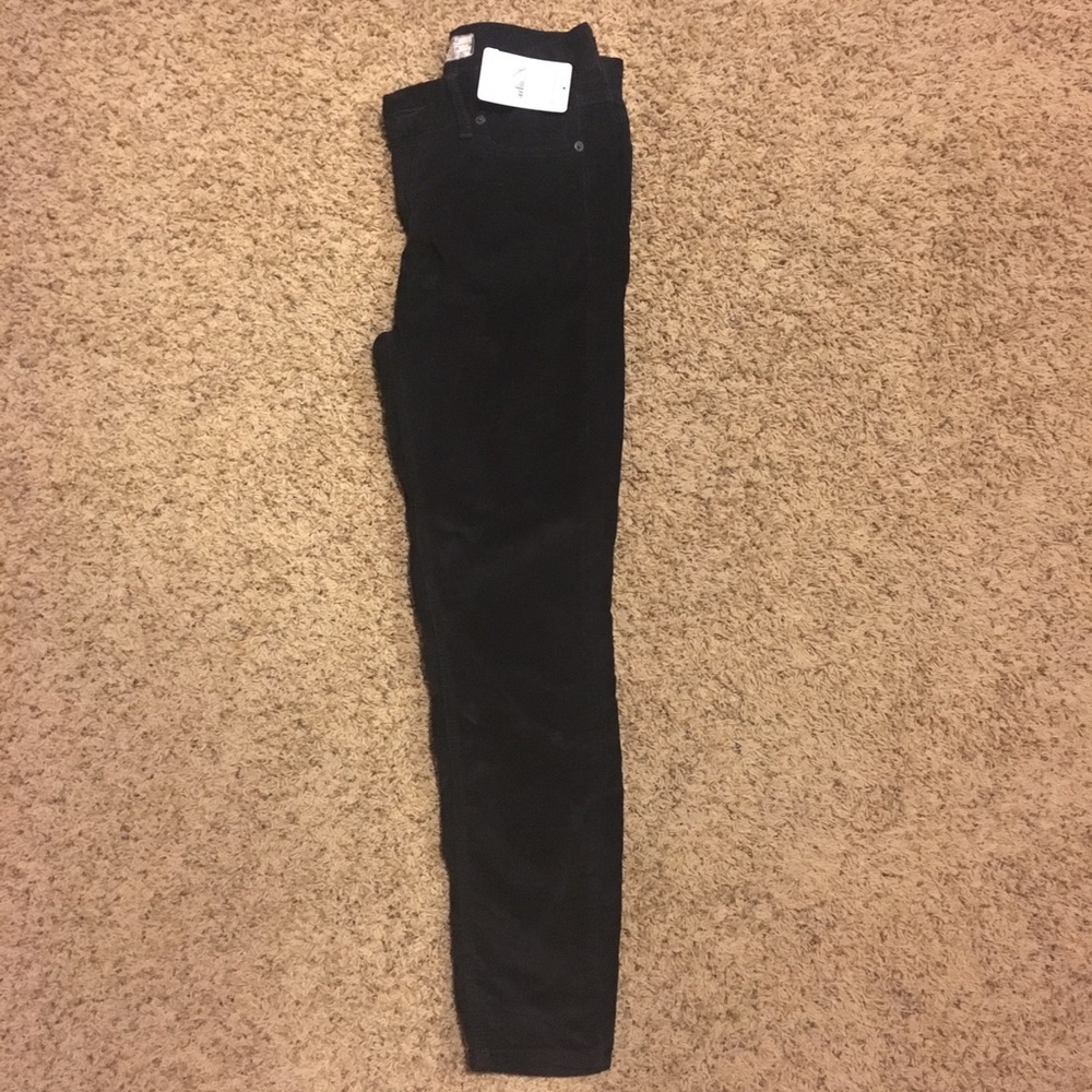 Black corduroy pants size 27.