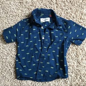 24 month short sleeve button down shirt