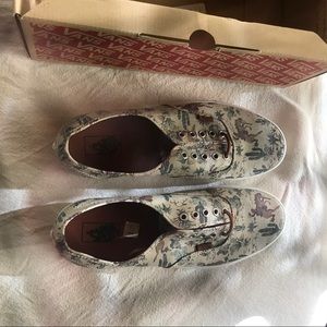Cowboy themed desert colored vans authentic.