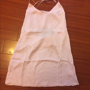 Lavender backless slip dress