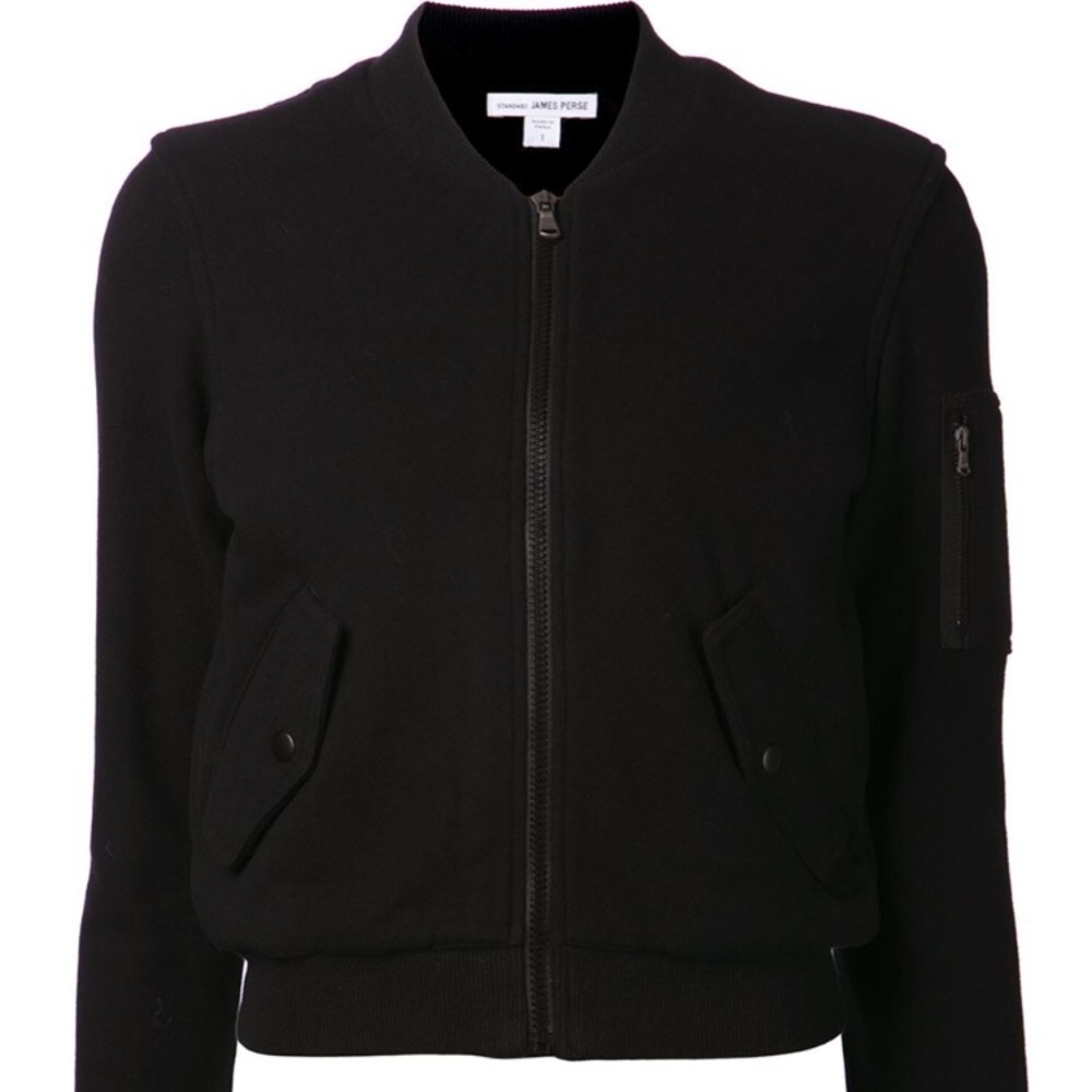 NWT James Perse Fleece Bomber Jacket