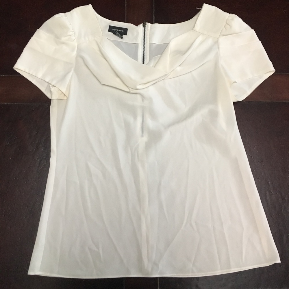 Cream Blouse Size Medium
