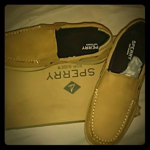 Boys Sperry Lanyard slip on 6M