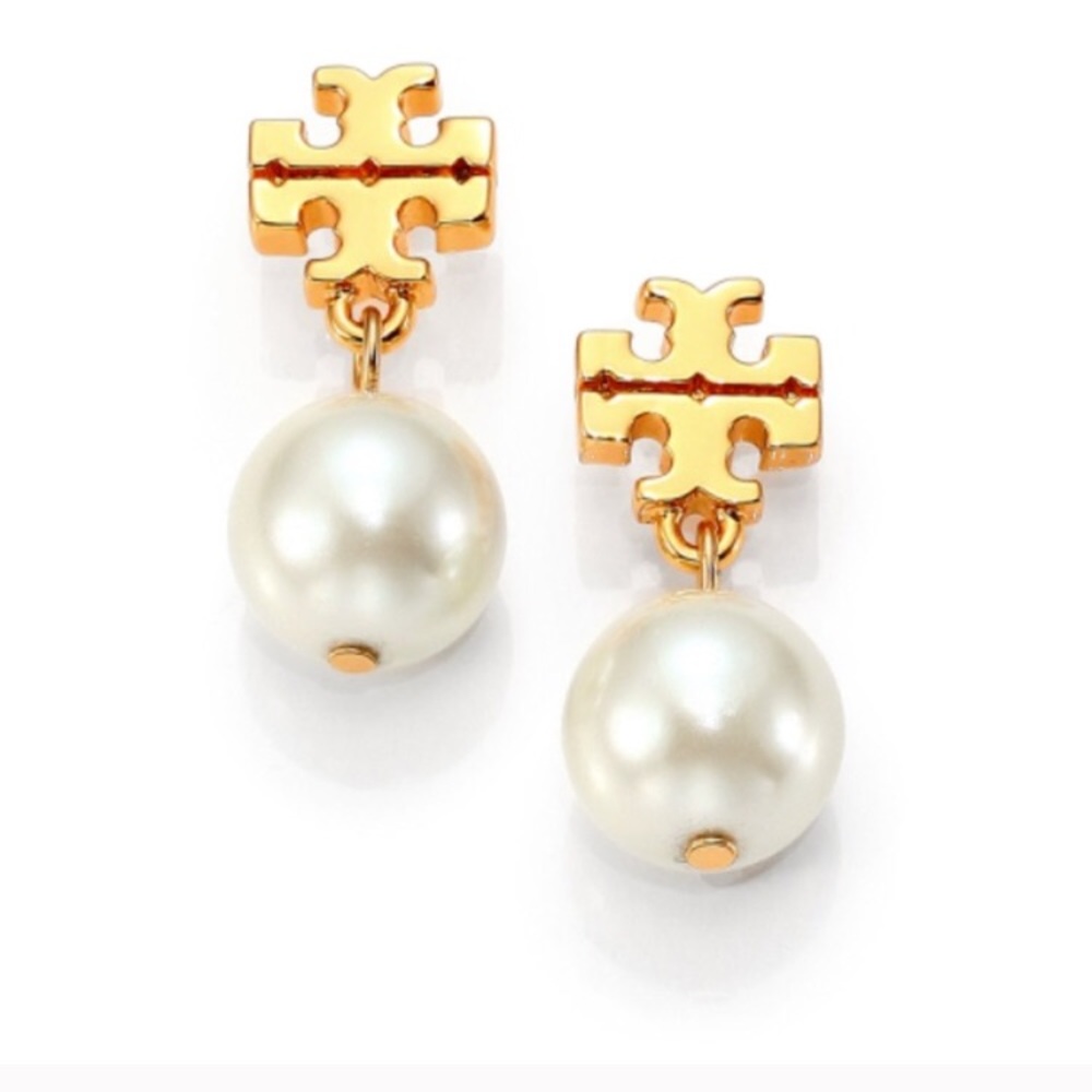 NWOT Tory Burch Pearl Earrings