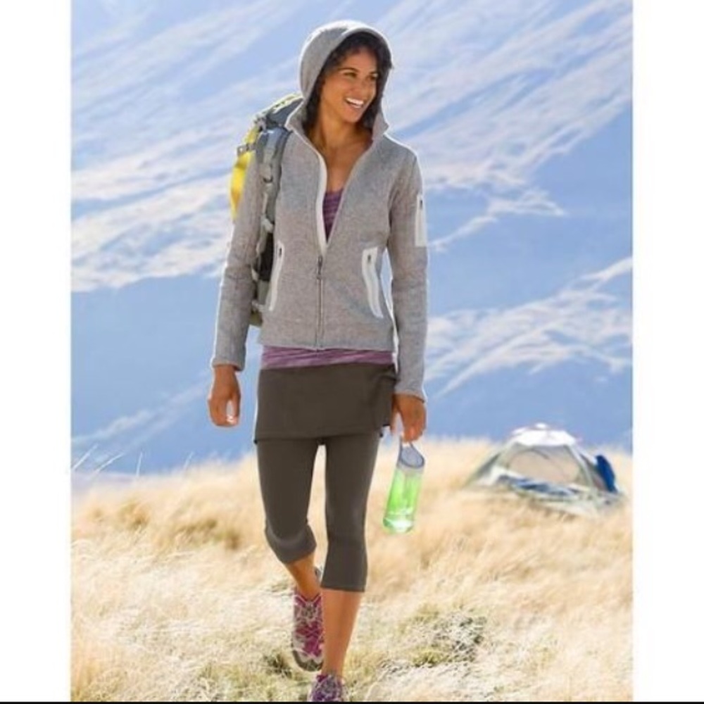 Athleta Limantour charcoal gray sweater coat, XS
