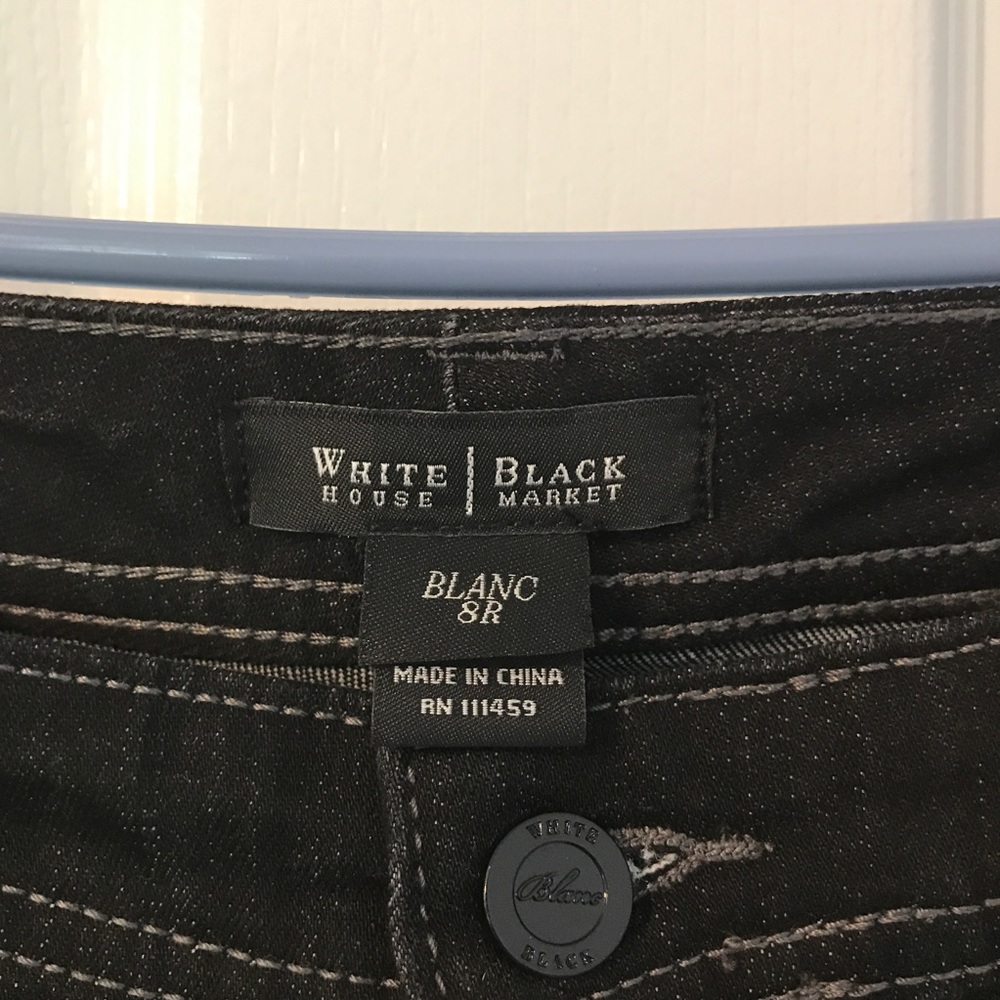 WHBM Blanc Bling Jeans