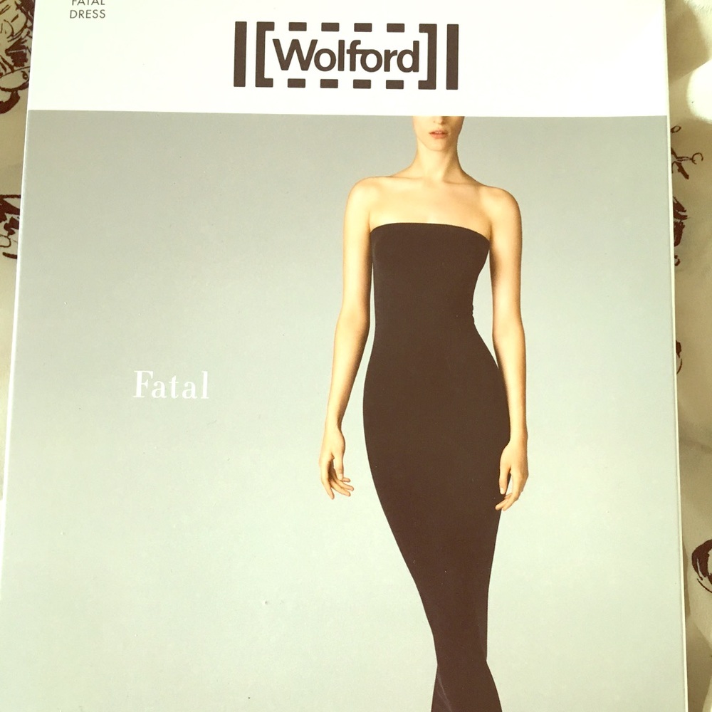 Wolford Fatal Dress! BLACK~Medium🖤✅
