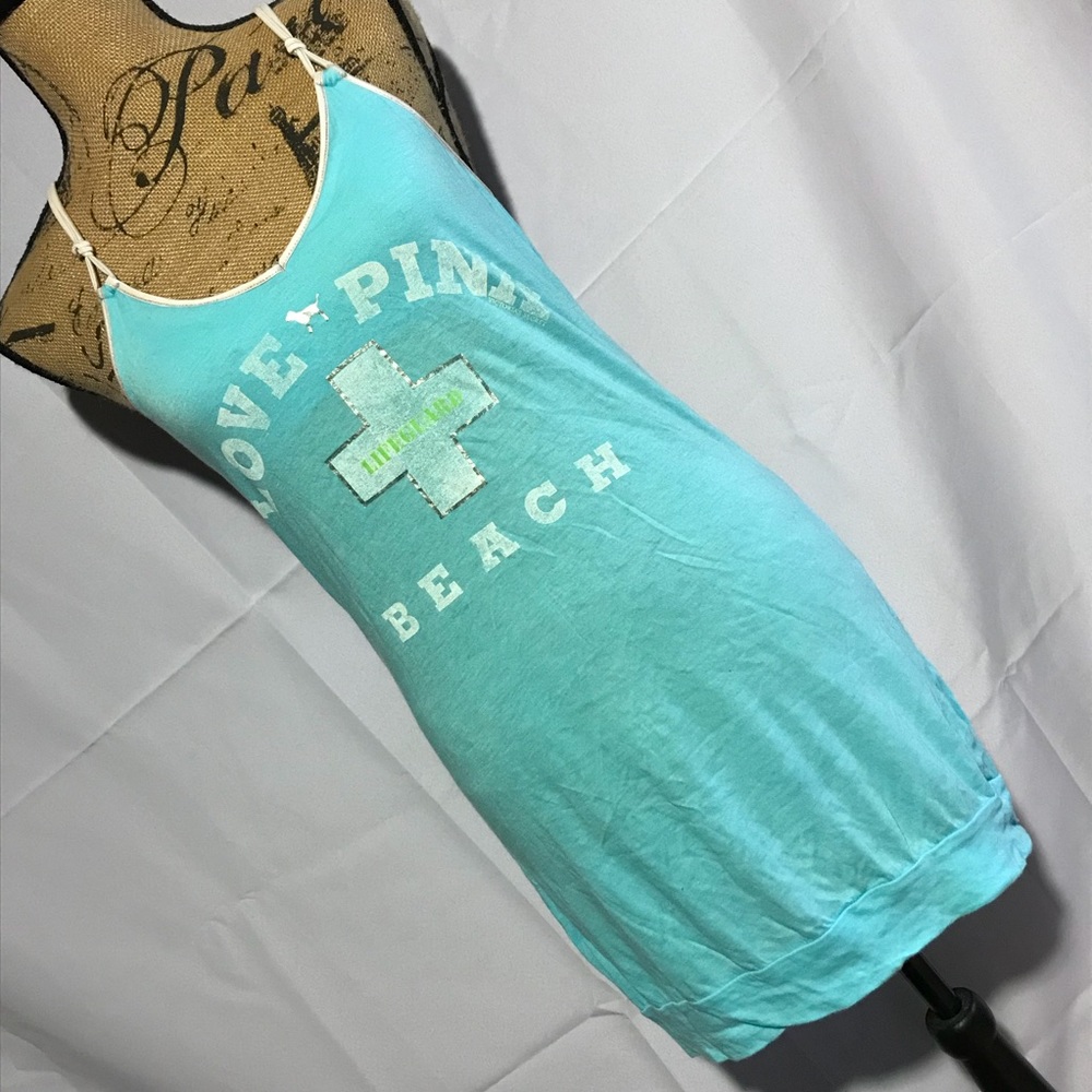 Aqua Victoria’s Secret PINK Coverup Tunic Dress