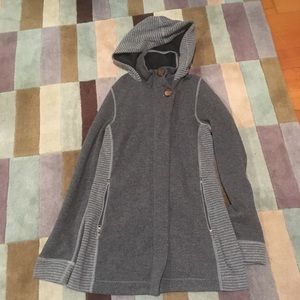 Prana Breathe sweater jacket, size S, Gray