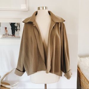 Size Small/Medium Camel Color Wool Cardigan