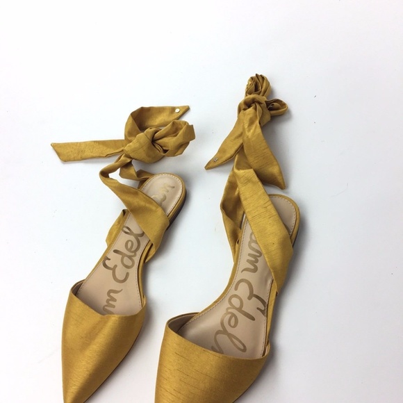 Sam Edelman Brandie Yellow Ballet Flat - Picture 2 of 4