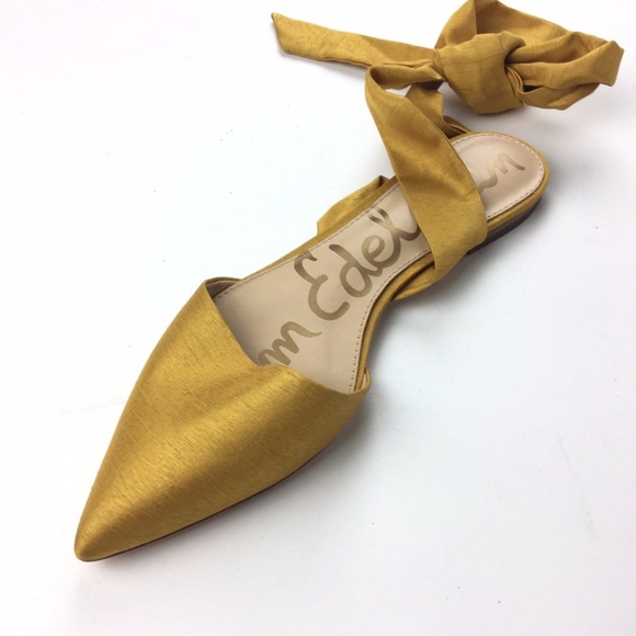 Sam Edelman Brandie Yellow Ballet Flat - Picture 3 of 4