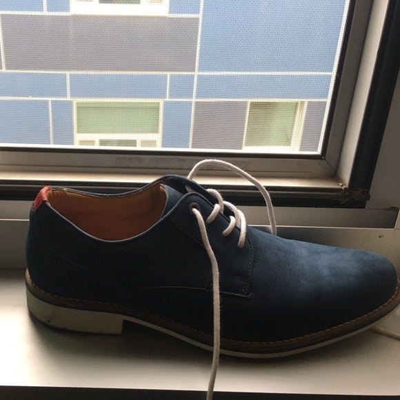1901 Blue suede quality shoes