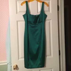 Calvin Klein green cocktail dress