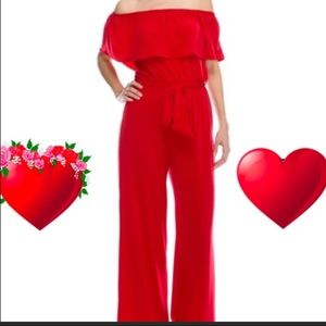 Off the shoulder jumpsuit