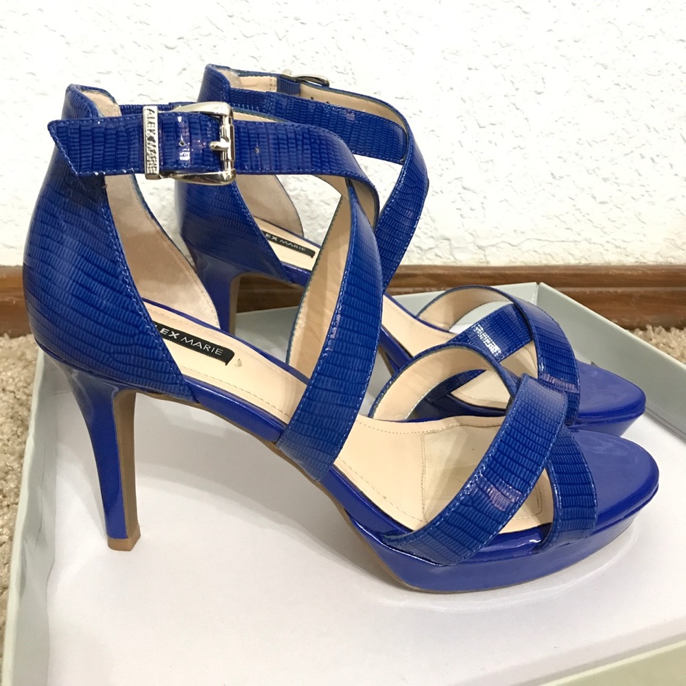 Alex Marie Royal Blue Heels