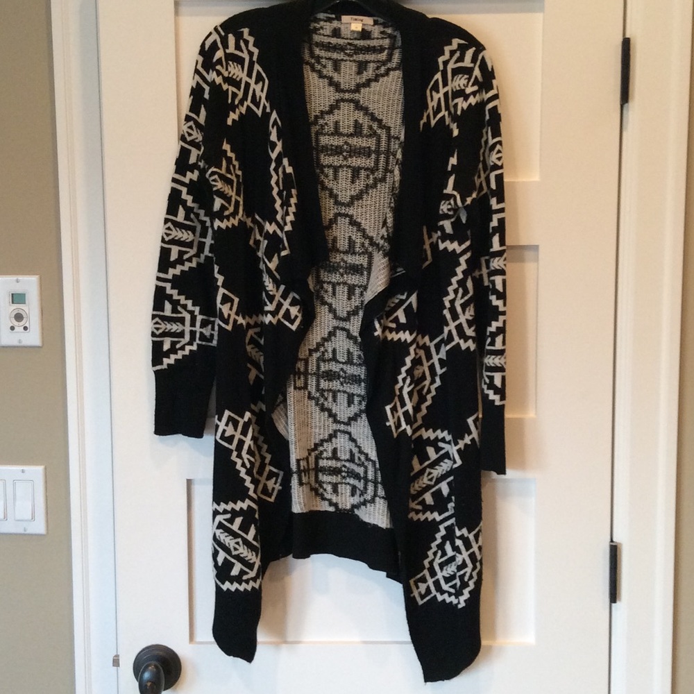 Long drapey cardigan