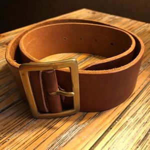 Ralph Lauren Italian Saddle Leather Belt
