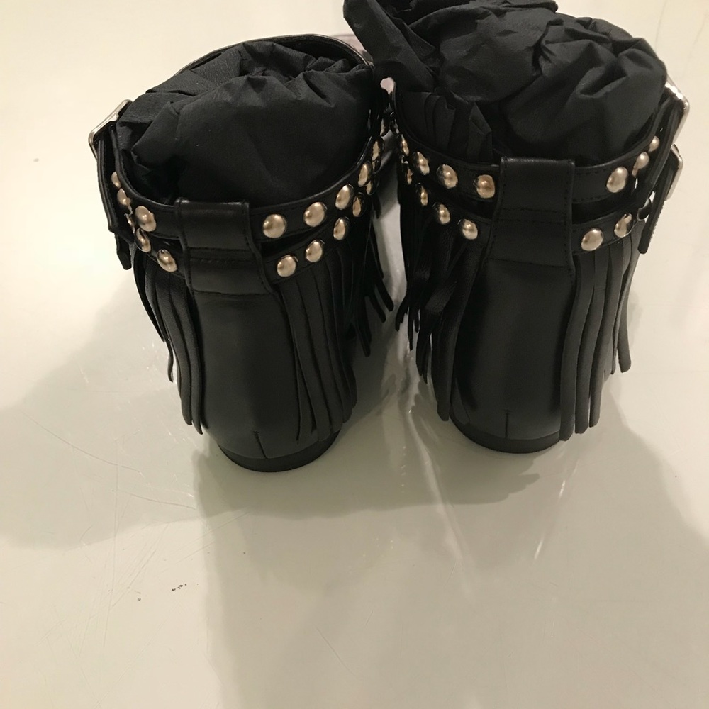 Brand New Saint Laurent Fringe Sandals Size 36.5 - Picture 5 of 8