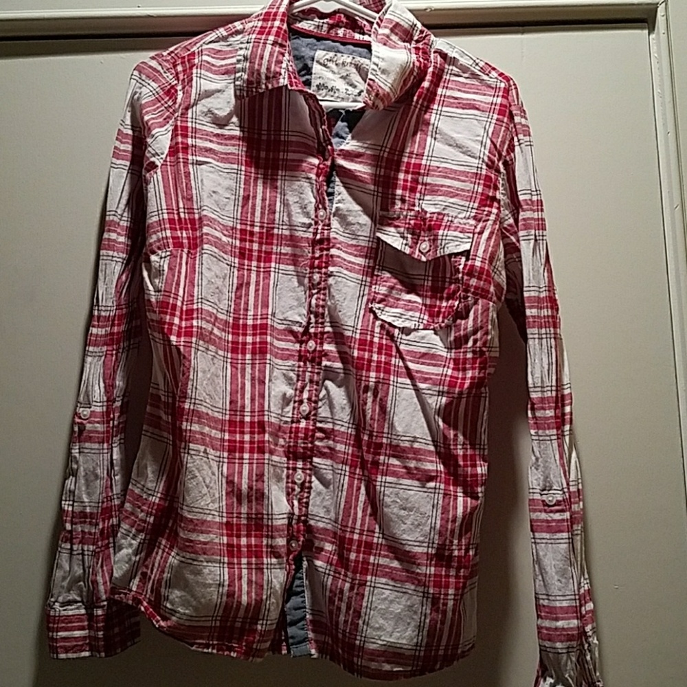 Girl Krazy plaid shirt