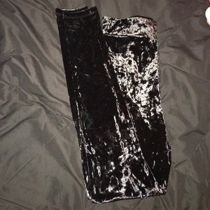 Velvet leggings