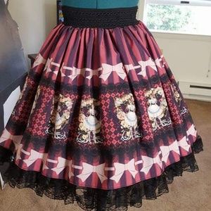 Alice in Wonderland themed Lolita skirt