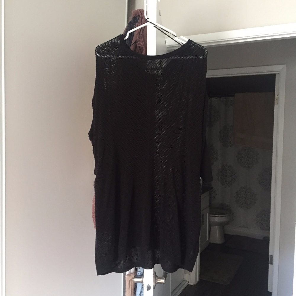 Zara Knit Black Oversized Sweater