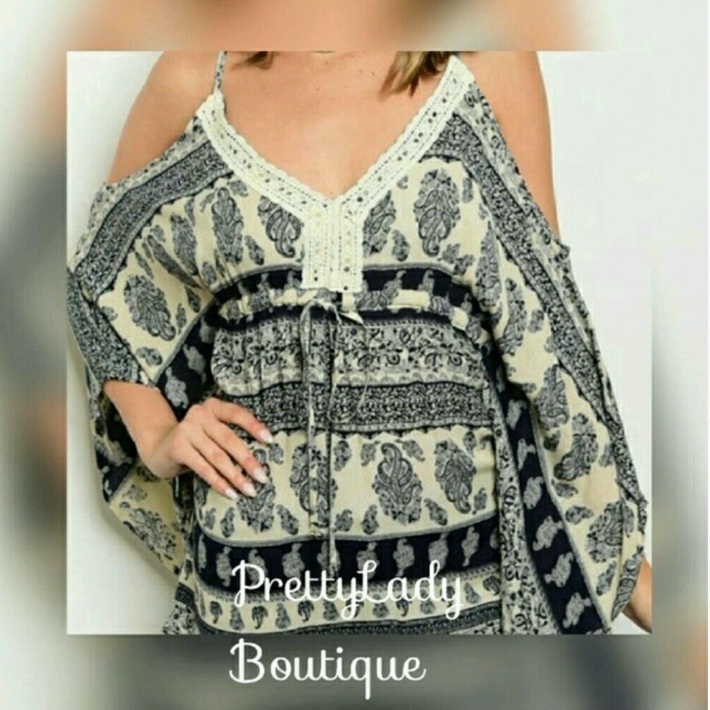 Cold shoulder top