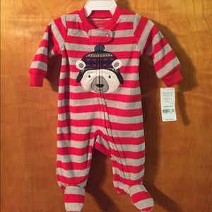 NWT - Unisex, Newborn, Carter’s, Red&Gray Sleeper
