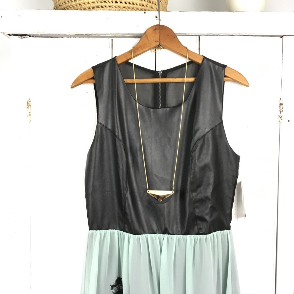 NWT Material Girl forest maxi dress