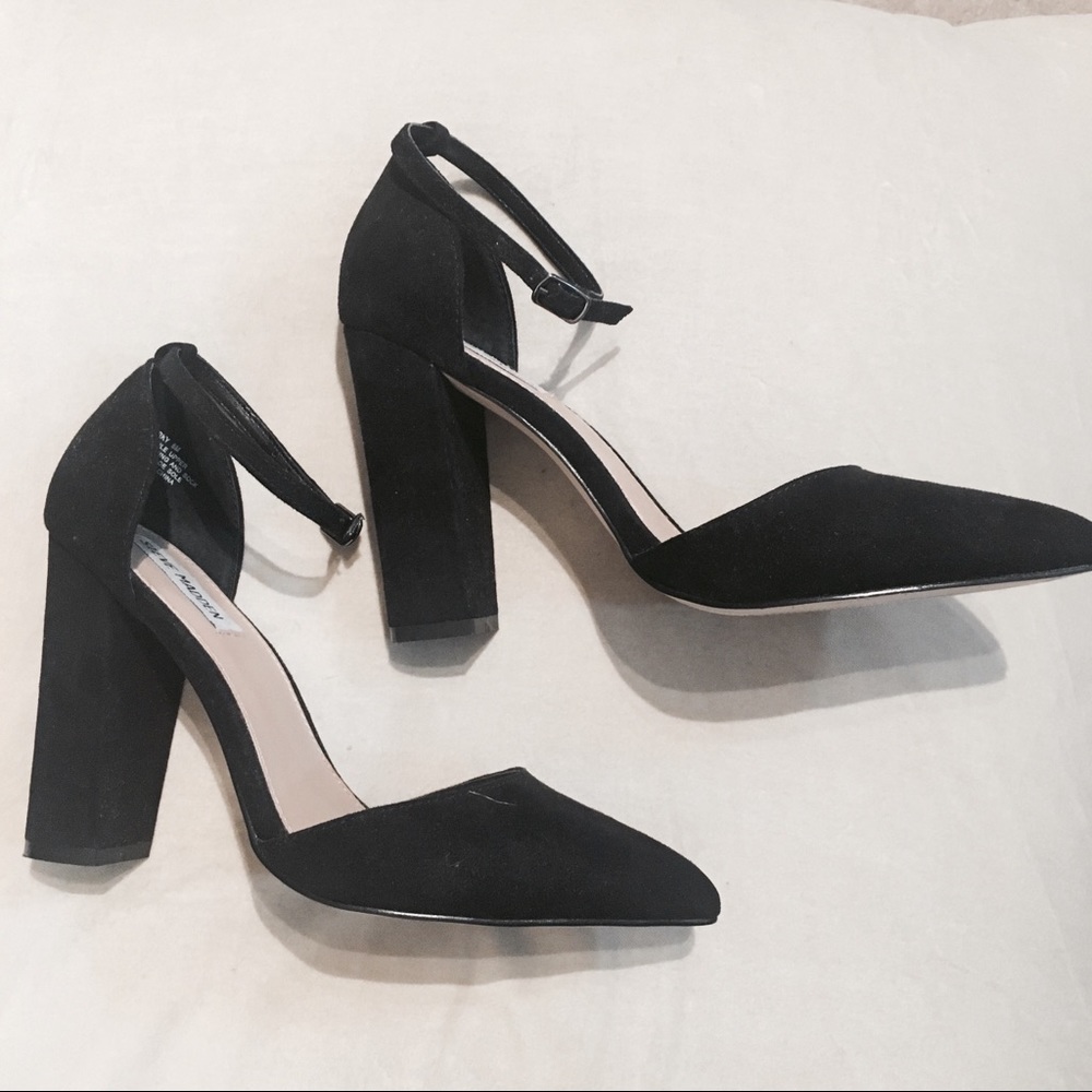 Steve Madden Perky Chunky Heels Size 8