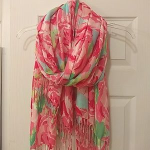 Lilly Pulitzer Rose Scarf