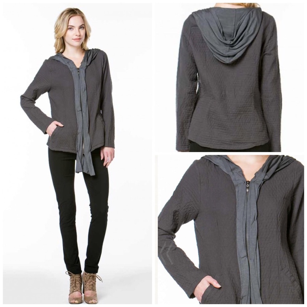 Diamond Zip- Up Hoodie - Picture 4 of 4