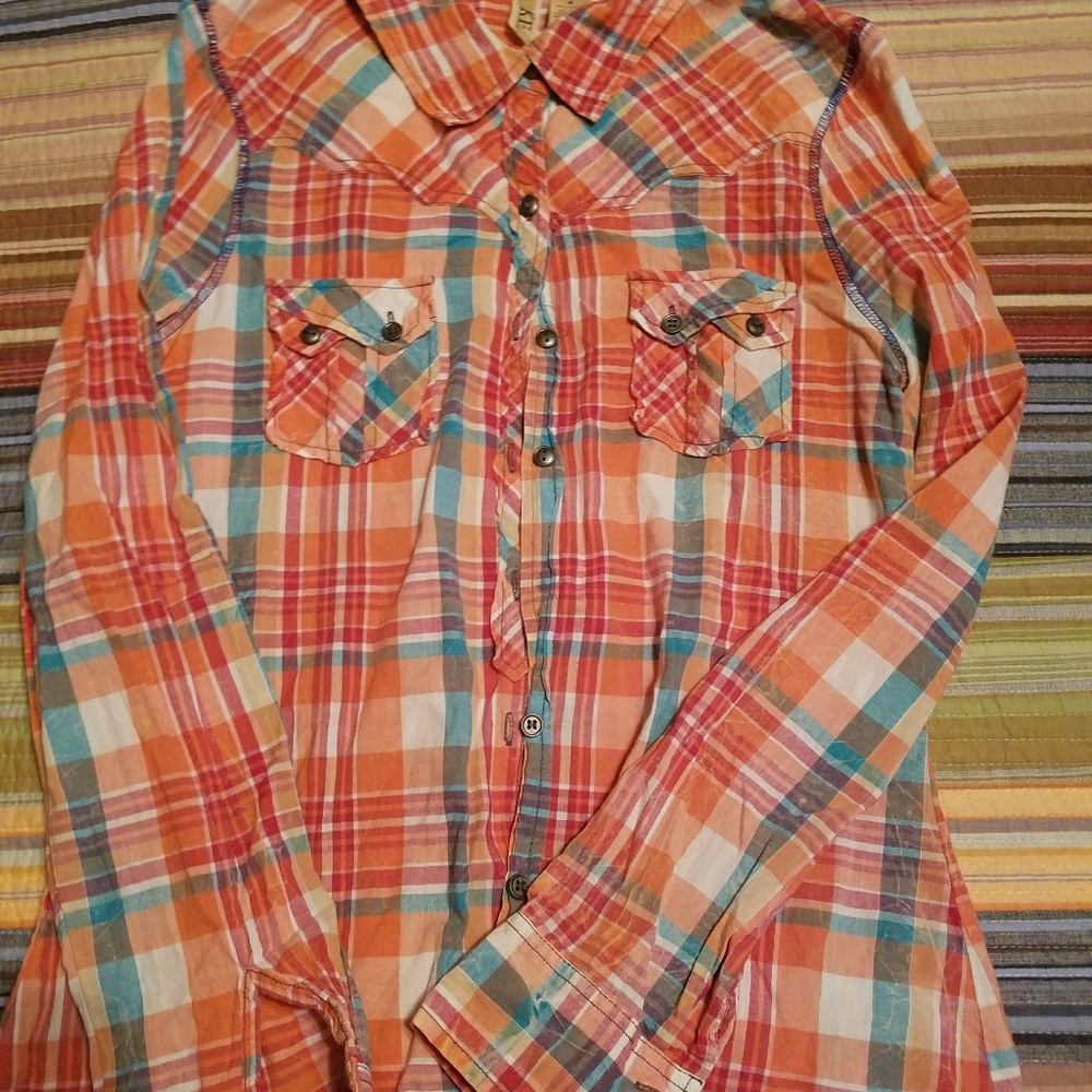 BKE plaid shirt