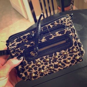 Small leopard wristlet from Zumiez