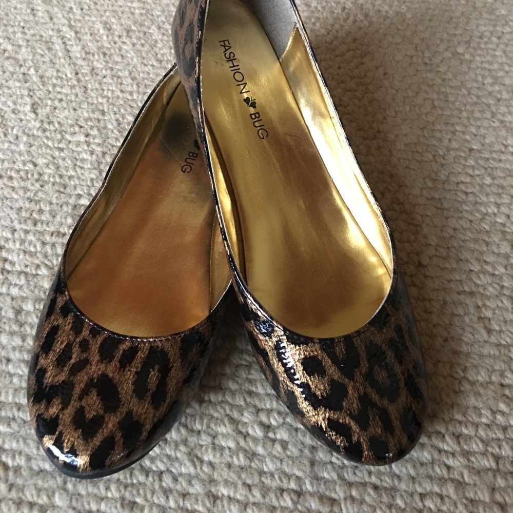 Fashion Bug cheetah flats