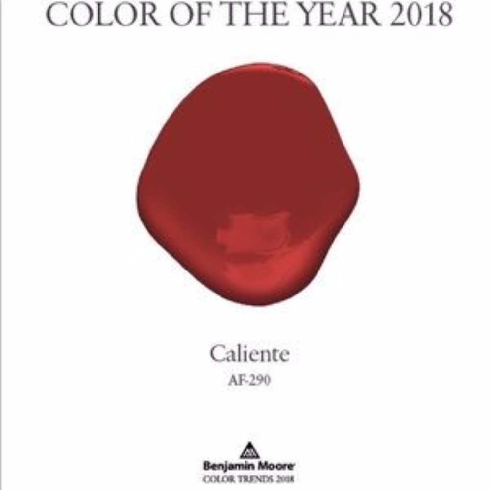 2018 Color of the YEAR! The power of RED...