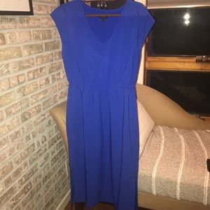 JCrew blue midi dress