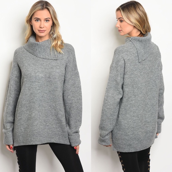 | OVERSIZED TURTLENECK SWEATER | - Picture 3 of 4