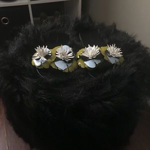 Zara Floral Slides Size 10